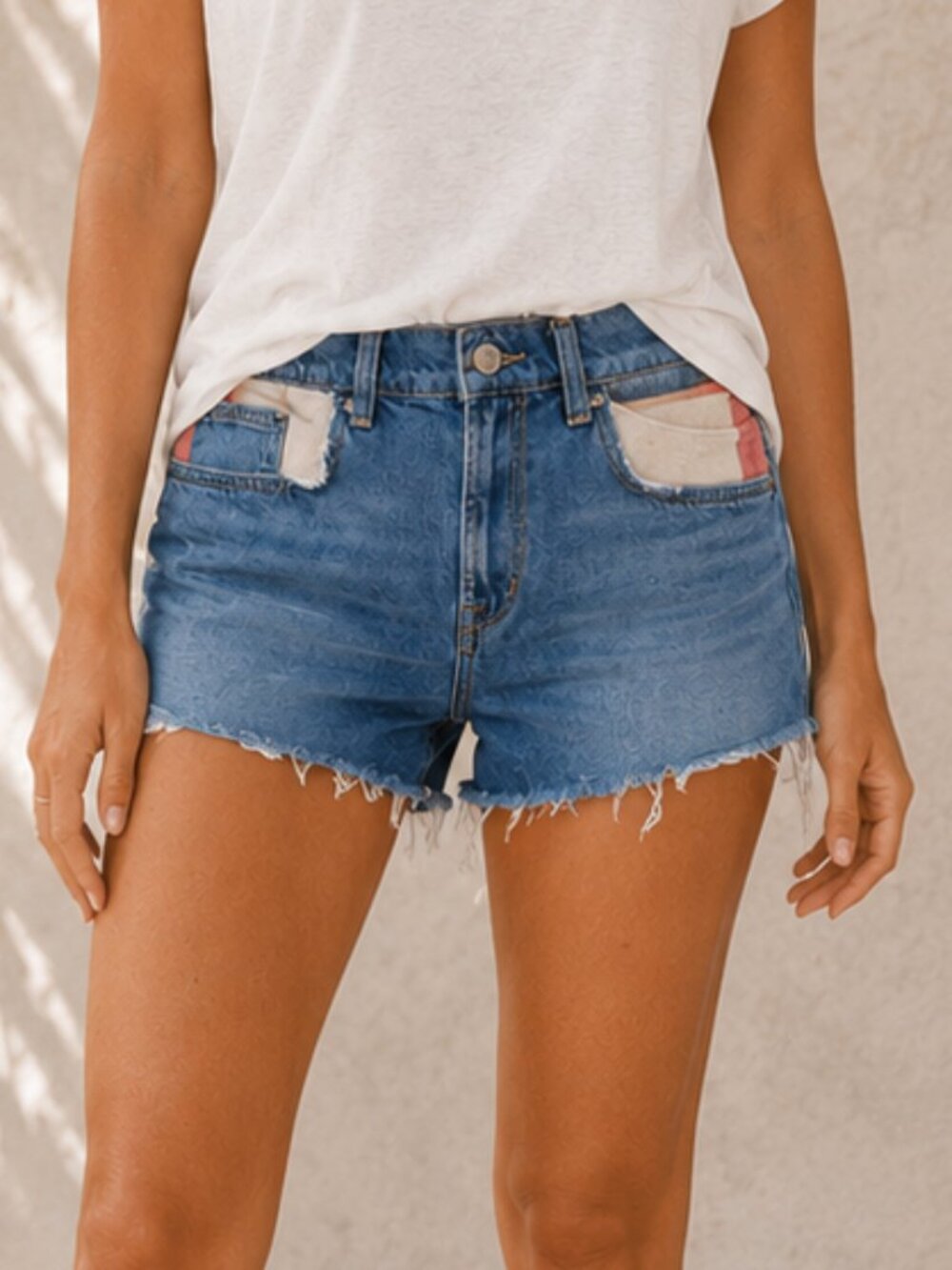 Current/Elliott The Aficionado Denim Shorts